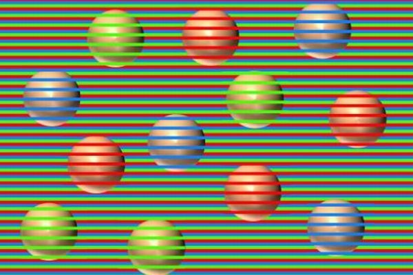 このボールは何色に見える？目の錯覚を利用した画像が不思議